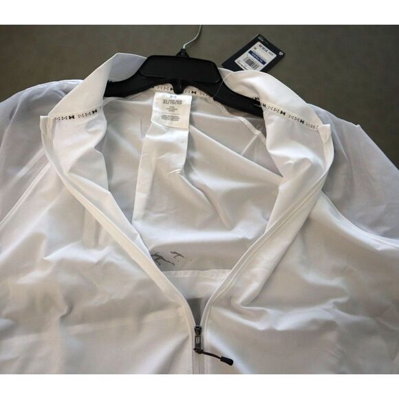 Under Armour 1373448 100 Women's Sz XL White Run Anywhere Storm Jacket - Picture 12 of 12